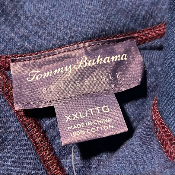 Tommy Bahama Flip Side Reversible Mock Collar Sweater XXL NWT - Picture 7 of 13